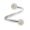 Stål Nese Ring Piercing Lepper Ring Lip Studs Twist Tragus ørering Stud Twist Helix øredobber