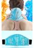 PVC Gel Roller Ball Neck Protector with Hot/Cold Compress and Plush Massage Bag
