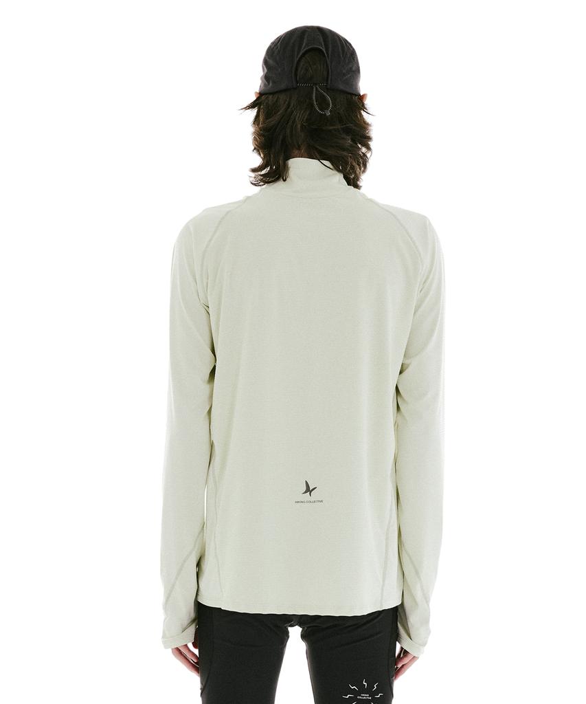 Koldeuwom Tempo Grid Half Zip (Lime Cream)