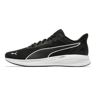 Transport Comfortable Versatile Non-Slip Low-Top Casual Running Shoes Unisex Sneakers Black White 378016-01