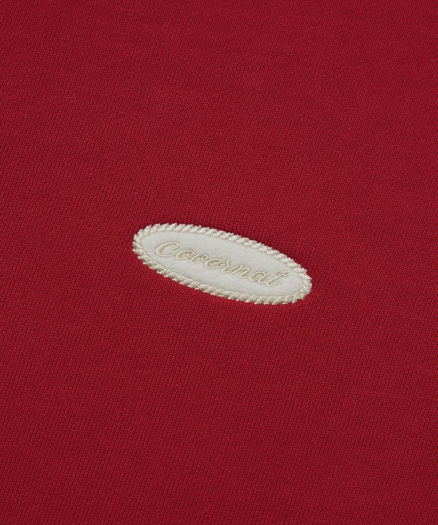 COVERNAT WOMAN Half-Zip Sweatshirt Red