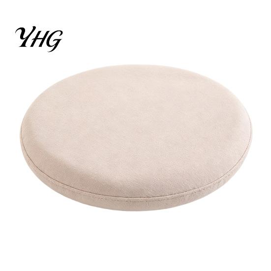 Cozy Fleece Seat Cushion for Winter Memory Foam Chair Cushion, Thickened Dining Pad with Straps, Replacement Wooden Chairs Non-Slip Backing, Washable