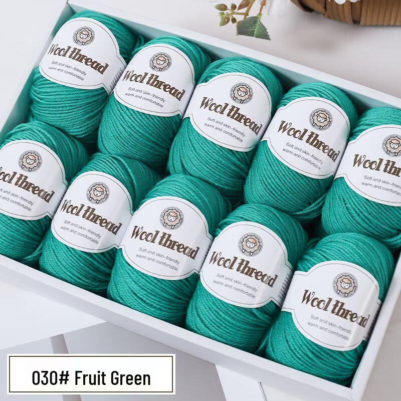 Wool Blend Yarn Ball - Medium Thickness for DIY Knitting Projects