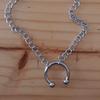 Hip Hop Cool C Shape Necklaces Night Club Hyperbole Sexy Thick Chain Short Choker for Women Unisex Party Fashion jewelry accesso