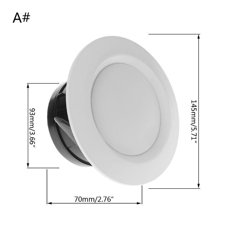 Air Vent Extract for Valve Grille Round Diffuser Ducting Ventilation Cover 100mm