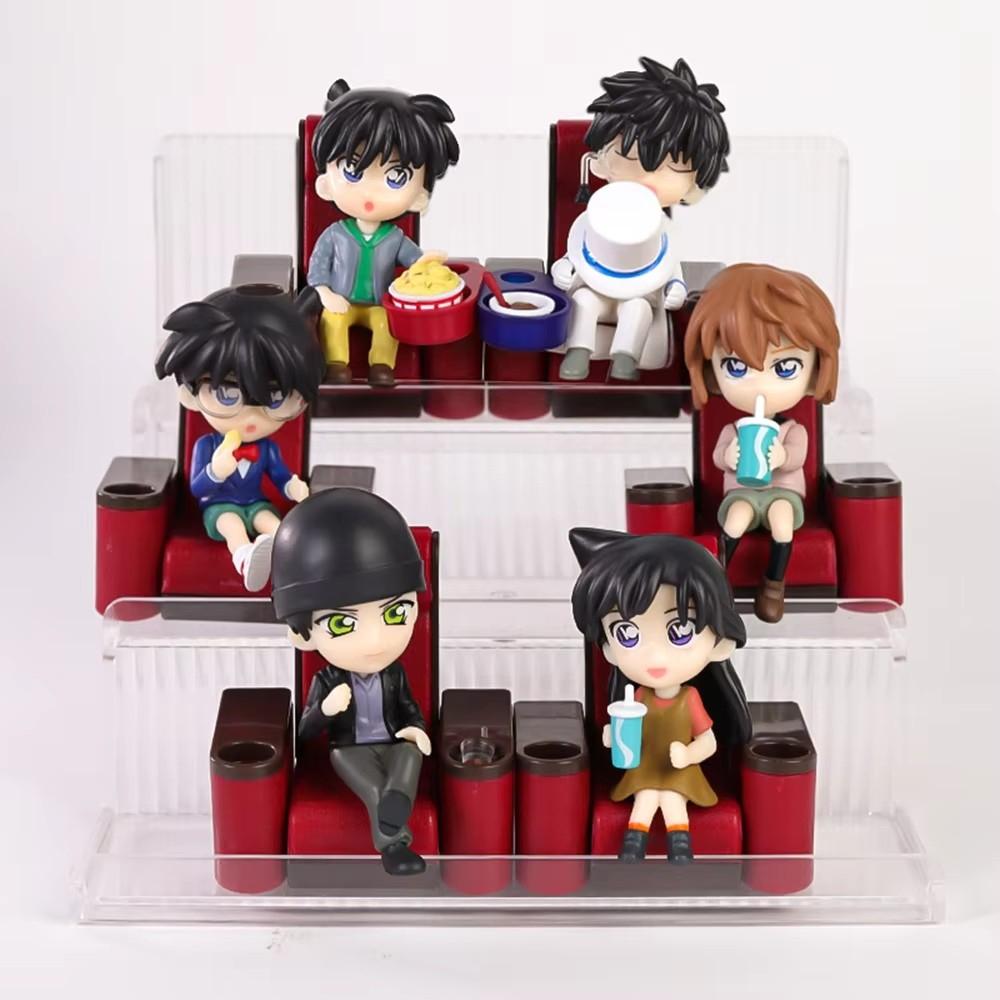 

6CM Anime Meitantei Conan Kaitou Kid Edogawa Conan Haibara Ai Figure Model Toys Gifts Collection Action Figure Ornaments PVC