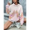 Fashion Women's Hooded Sweater 3D Printing Color Printing Casual Hooded Sweater
