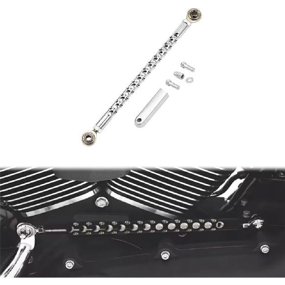 Shift Linkage Gear Shifter Levers for Harley Touring Electra Street Road Wide Tour Glide Road King Trike(Porous&Chrome)