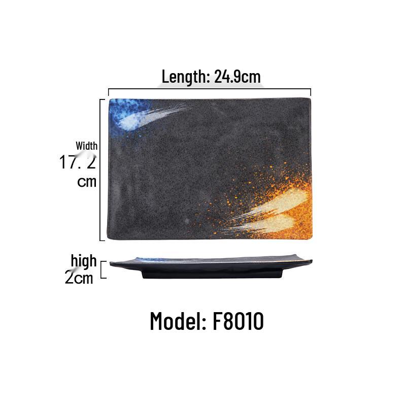 Japanese Style Melamine Rectangular Serving Plate