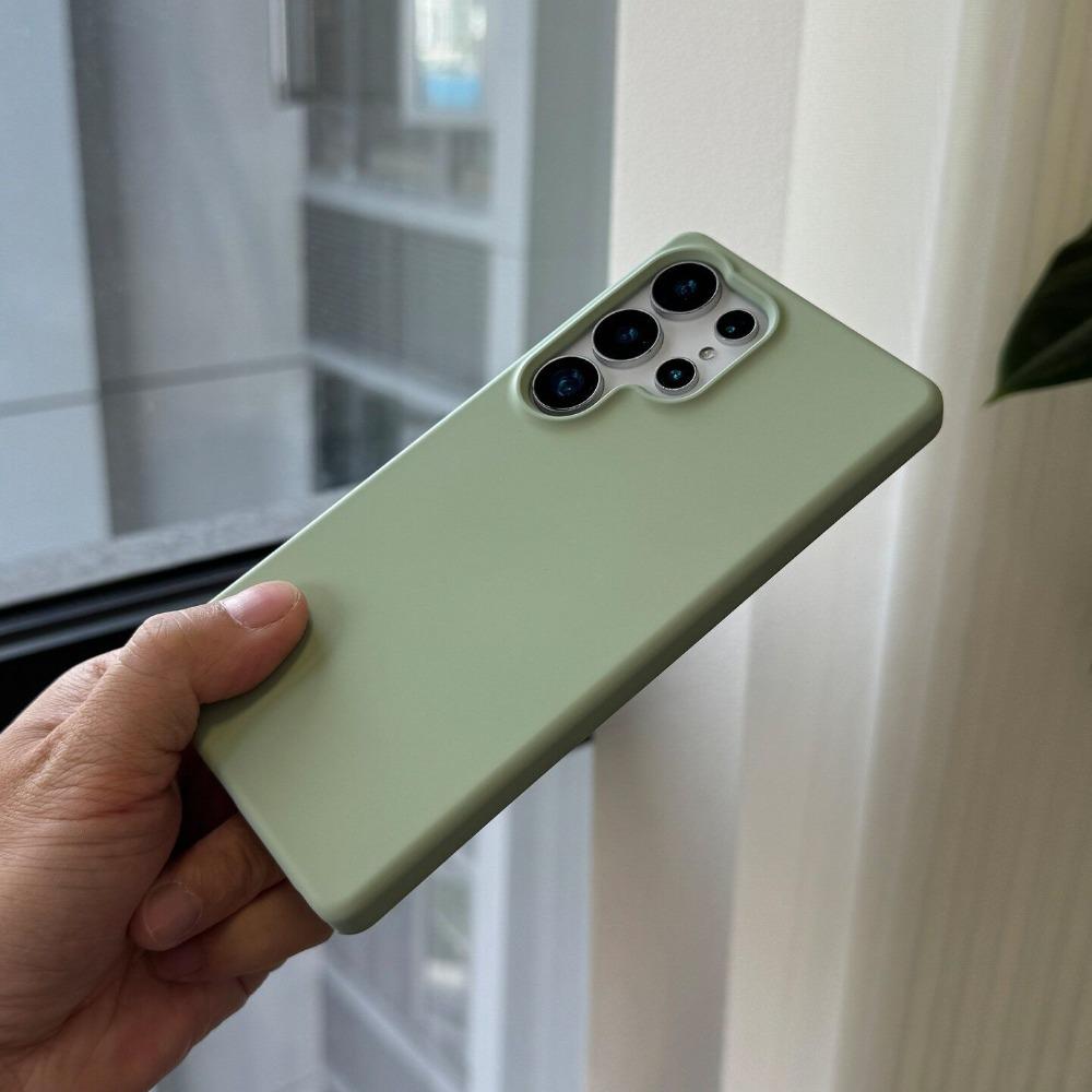 Matte Soft Liquid Silicone Case for Samsung Galaxy S26 S2 Ultra S24 S23 Plus S22 A6 A A4 A16 Candy Solid Color Slim Cover