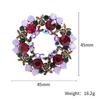 Garland-Brooches Fashion Rhinestone Flower Brooch For Women Crystal Pins Wedding Decoration Jewelry Accessories