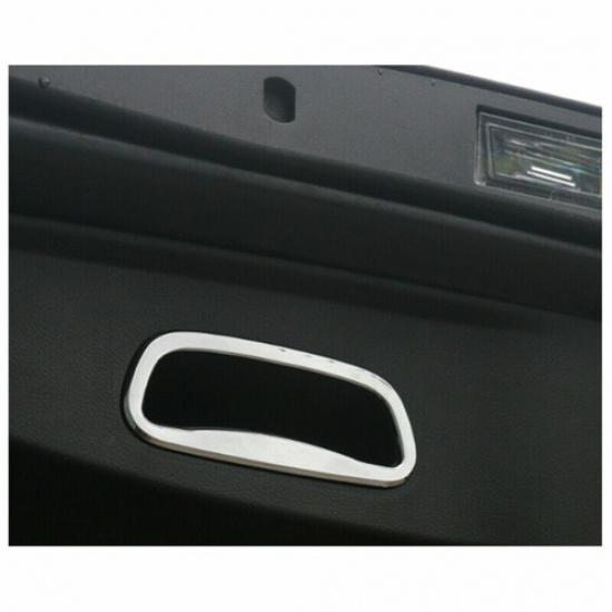 Chrome For Dodge Durango 2011+ Rear Door Tailgate Handle Tail Ring Cover Trim