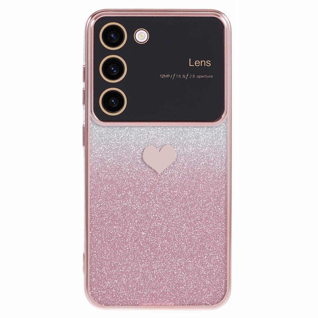 For Samsung Galaxy S23 Case TPU Shockproof Protection Gradient Glitter Phone Cover