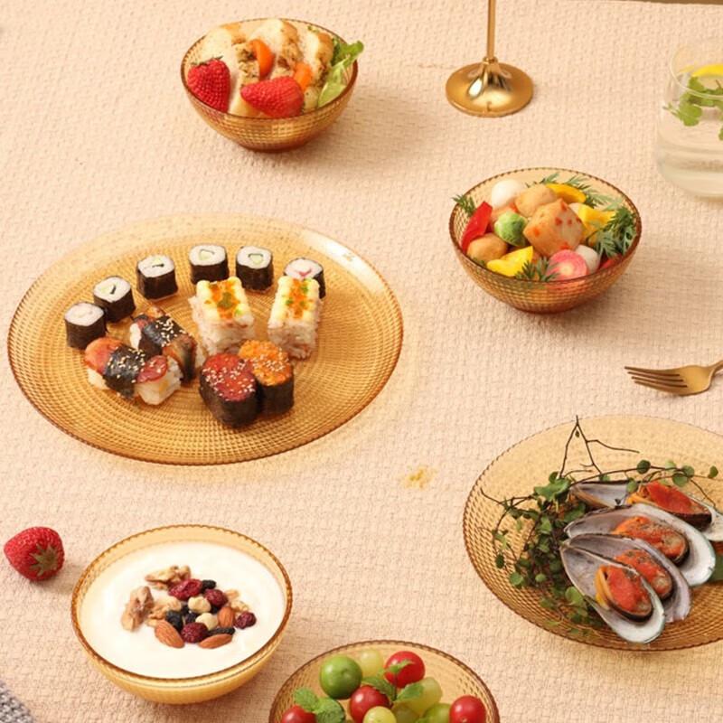 VISIONS Corning Crystal Polka Dot 6-Piece Glass Dinnerware Set