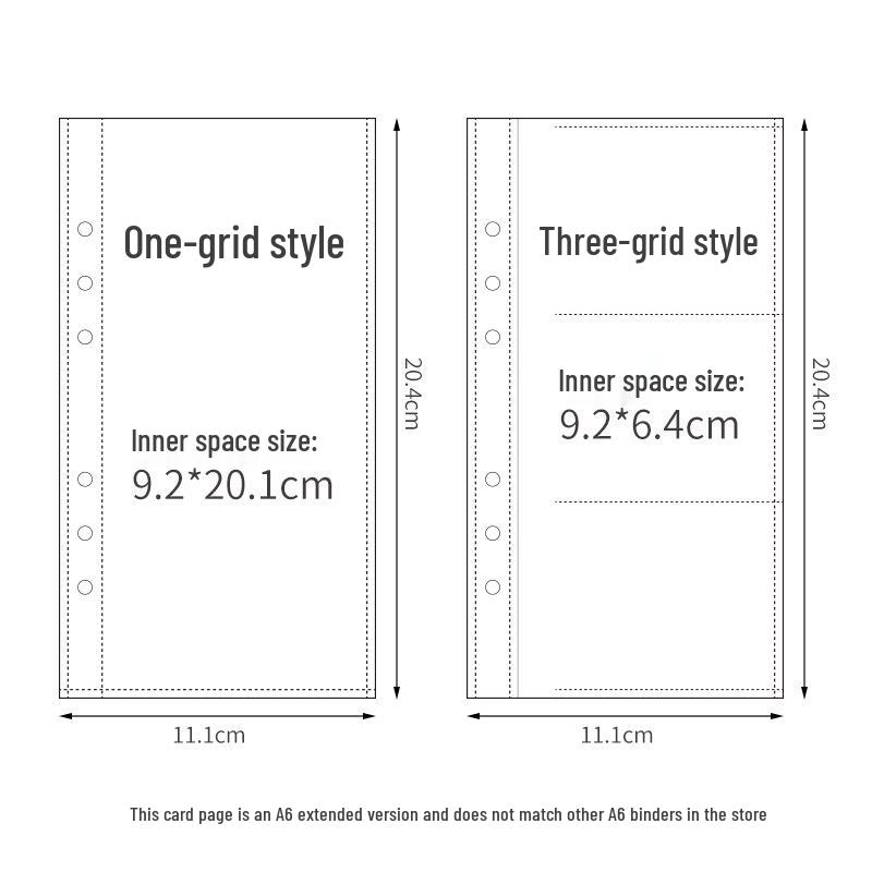 Álbum Polaroid de Folhas Soltas de Alta Transparência – Bolsos para Cartões de 3 e 5 polegadas, Porta-Cartões Quadrados, Páginas Espessadas