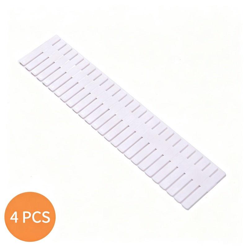 Adjustable Drawer Dividers Cut‑able Plastic Drawer Organizer DIY Storage Partition for Socks Underwear Cosmetics Cabinet