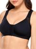 Women Post-Surgical Sports Support Bra Front Closure with Adjustable Straps Wirefree Racerback