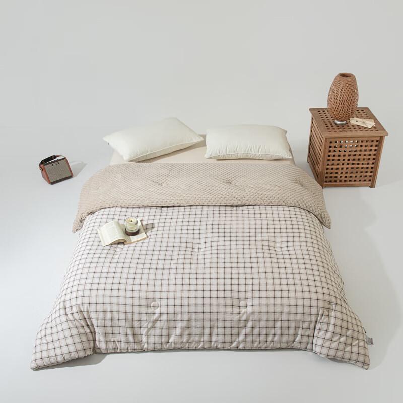 Muji Linen Bean Velvet Warm Quilt