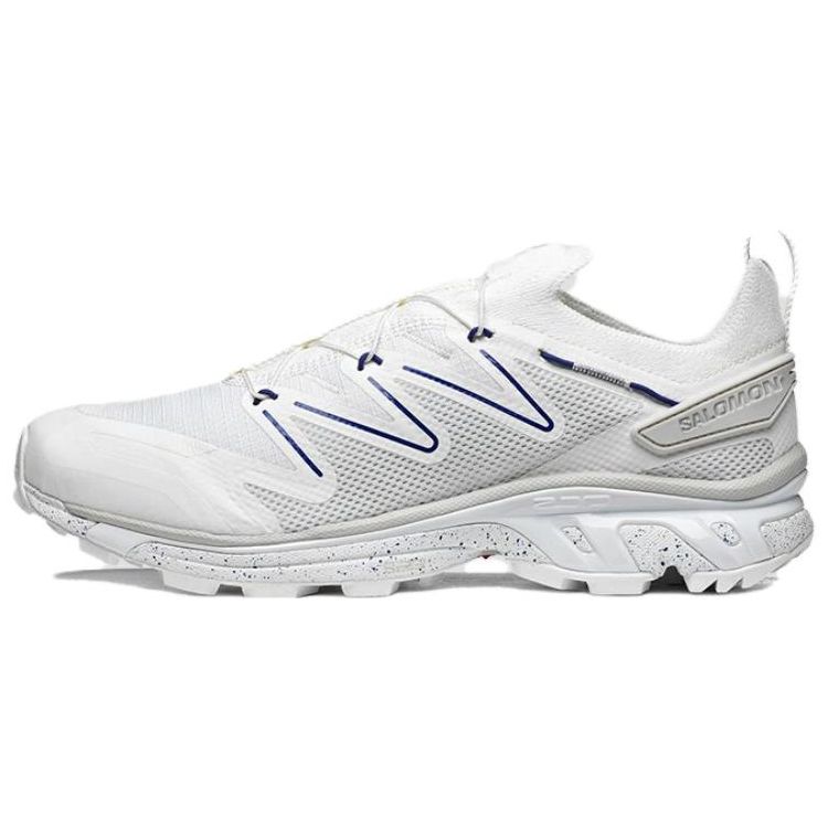 SALOMON Xt-Rush 2 Lace-Up Low-Top Cushioning Non-Slip Durable Casual Running Shoes Unisex Sneakers White 471374