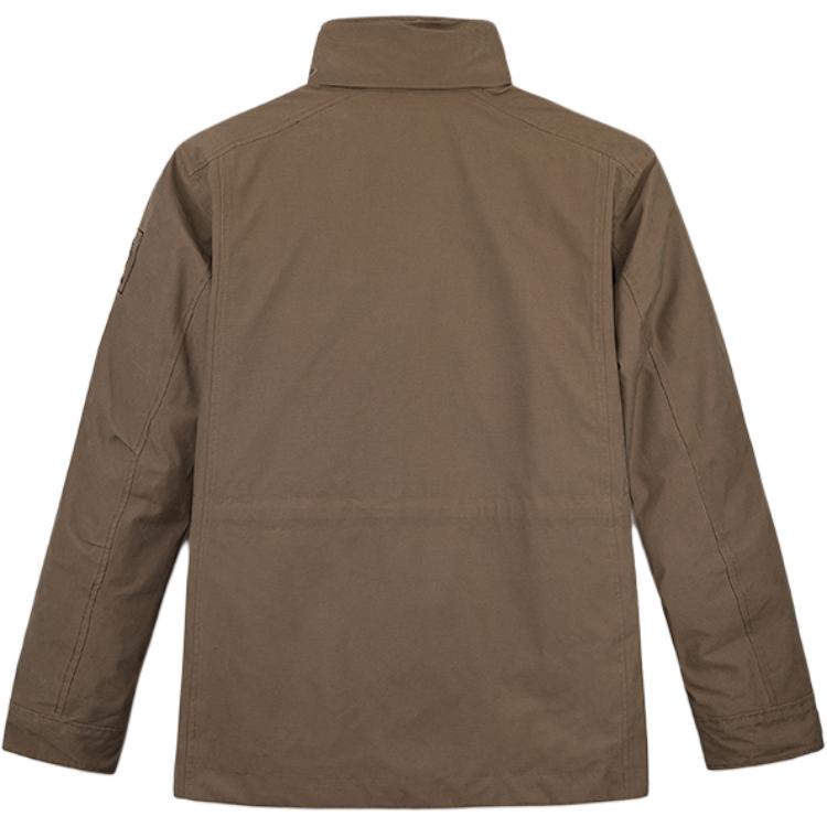 Timberland Casual Warm Hooded Waterproof Windproof Breathable Jacket Men Jacket Chocolate A5MBP-BK0