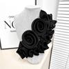 3D Floral Applique Decoration Handmade Flower Patch DIY Flower Collar Sewing Applique Corsage for Wedding Dress Accessories
