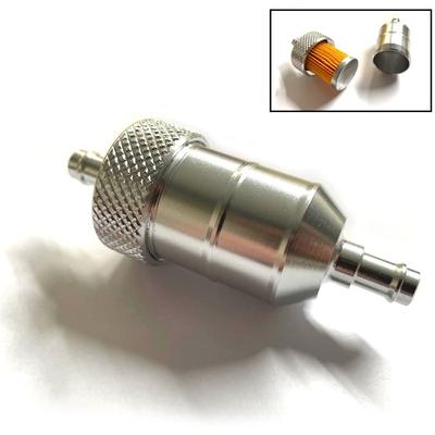 Effizienter 8-mm-Inline-Kraftstofffilter aus Aluminiumlegierung für Motorrad Moped