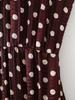 2026 European Spring Polka Dot Halter Neck Midi Dress for Women