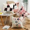 New Halloween Cute Ghost Pillowcase Bat Pillowcase Sofa Bedroom Pillowcase Bedside Backrest