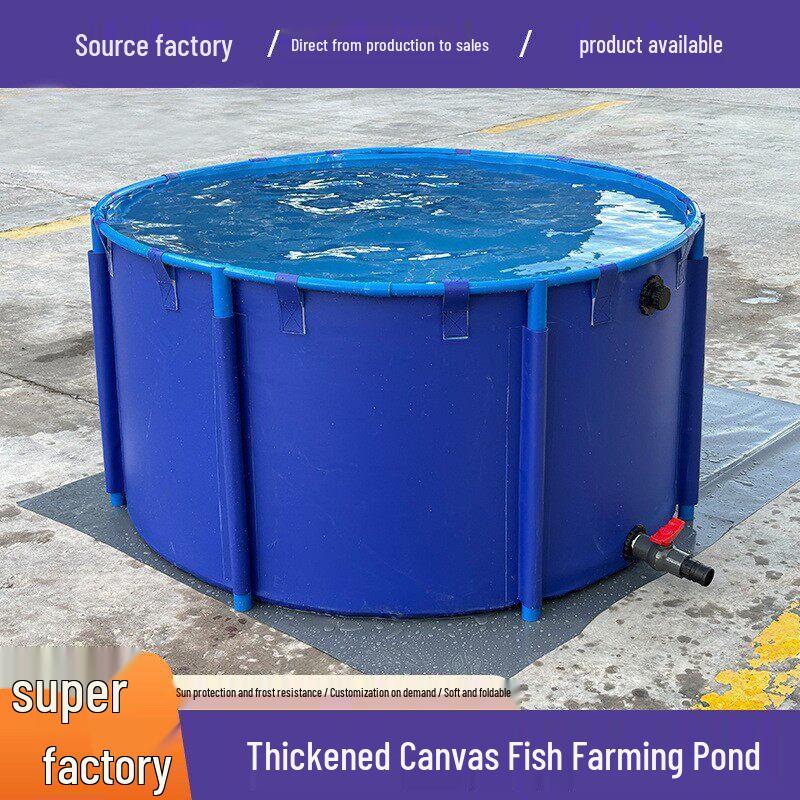 Jundingying Outdoor Runder Leinwandrahmen Fischteich