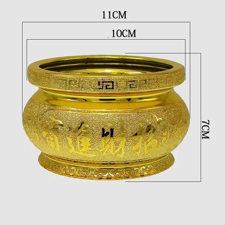 Keramika, bůh bohatství, ozdoby na kadidlo, Buddhova síň uctívání, doplňky, tradiční buddhistické dekorace