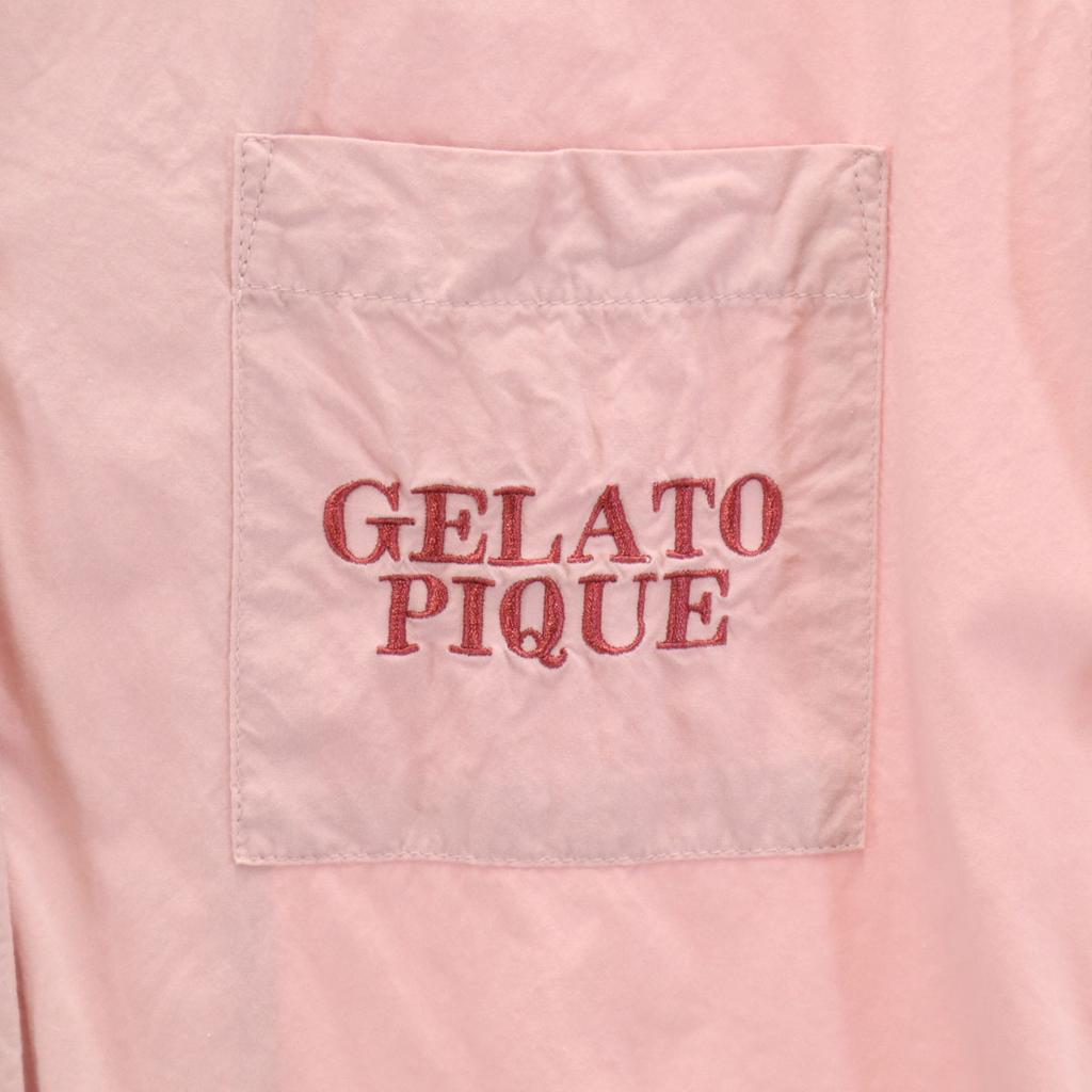 gelato pique Short Sleeve Diner Open Collar Shirt F Pink Women Used