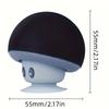 Cute Mushroom Portable Wireless Bluetooth Speaker, Mini Cartoon Design with Suction Cup & Phone Stand, Fall Proof Ideal Gift
