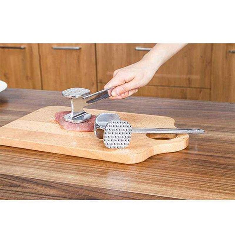 Meat Tenderizer Steak Beef Chicken Hammer Aluminium Metal Mallet Tool Kitchen