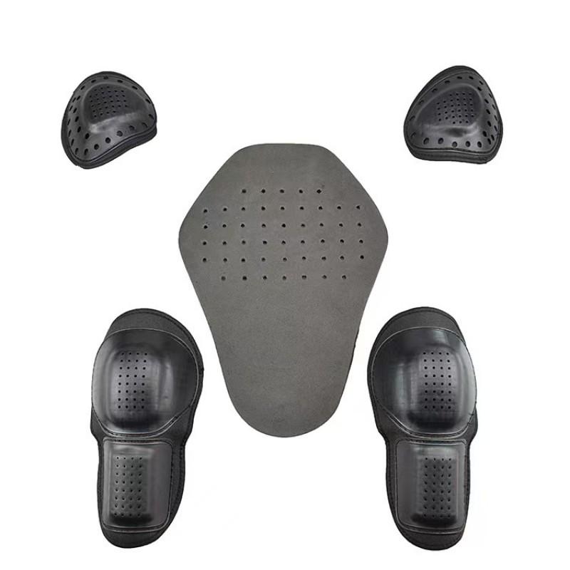 Motorcycle Racing Protective Gear Set 5pcs Back Shoulder Elbow Armor Rider Safety