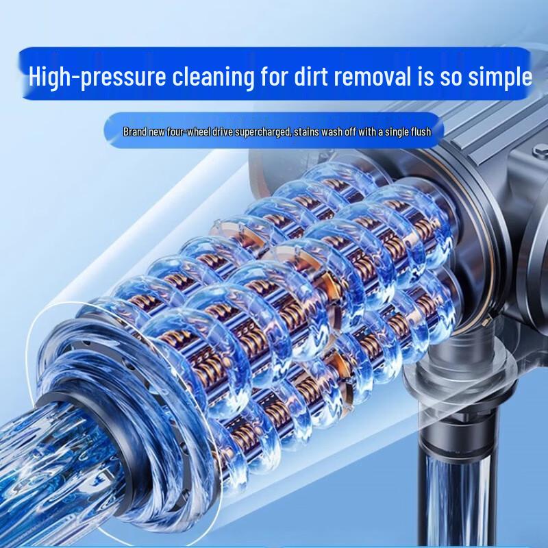 Huo Ge Cordless Lithium Portable High-Pressure Car Wash Gun CN Plug (adapter Included)