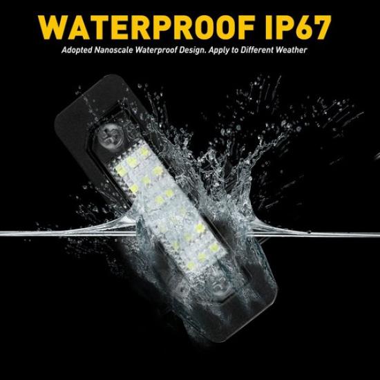 LED Number License Plate Tag Light For Ford Flex Taurus Focus Fusion Mustang