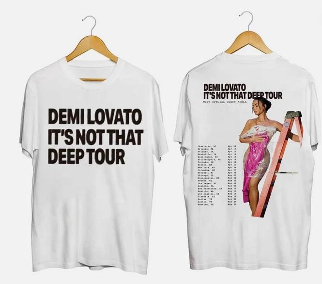 2 Sides Demi Lovato It’s Not That Deep Tour 2026 T Shirt S-5XL Unisex EM1620 M