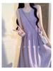 Purple Sleeveless Summer Beach Dress