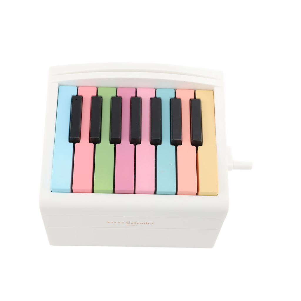 Playable Piano Calendar 52 Music Scores Rechargeable Piano Desk Calendar 2025 Birthday Gift