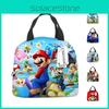 Super Mario Bros Lunch Bag Insulated Food Handbags Case For School Gifts Picnic