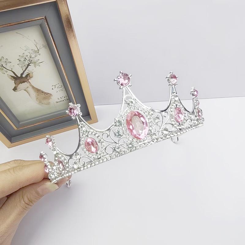 Bridal Jewelry Alloy Tiara Girls Birthday Gift Hair Accessories Girl Crown Fashion Headband Princess Crown