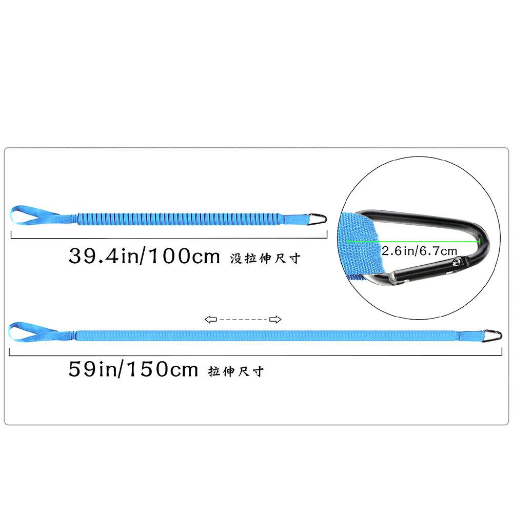Kayak Paddling Fixed Strap Elastic Link Strap Suitable for Kayaks, Canoes, Fishing Rods and Other Fixed Strap Strap Accessories