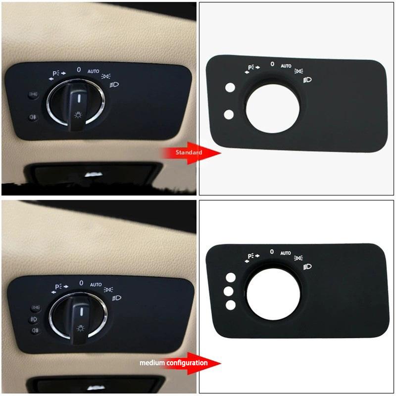 Front Headlight Control Switch Button Cover For Mercedes CLS W219 2007-2009 Headlight Switch Button Panel Cover Trim Replace