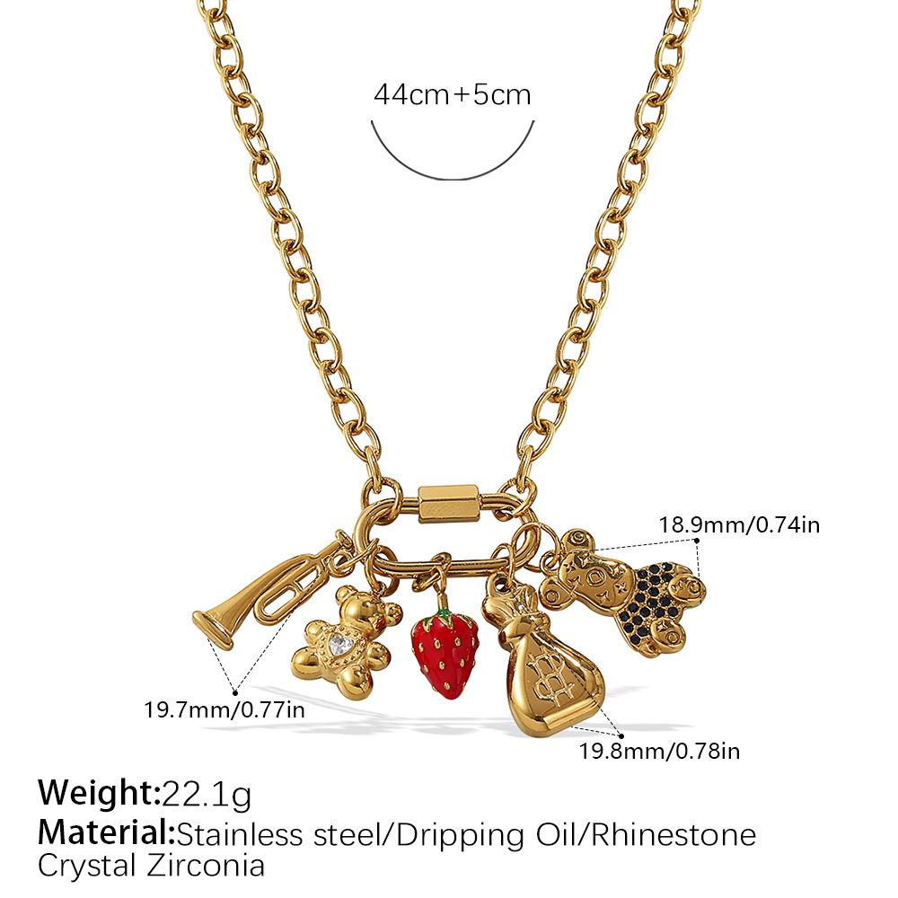 Japan And South Korea Fashion Niche Bracelet Necklace Women'S Personality Design Versatile Jewelry Does Not Fade Popular Trend