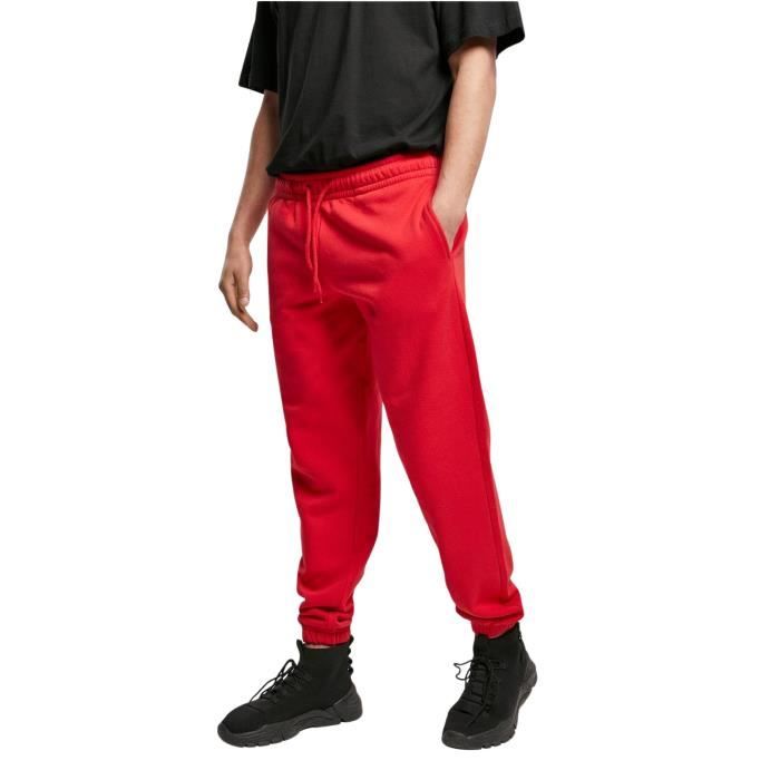 Pantalon de survêtement Basic 2.0 - URBAN CLASSICS - Homme - City red - Coupe décontractée - Poches latérales