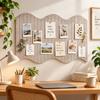 Does Not Hurt Wall Felt Board Vertical Ribbed Texture Photo Wall Sticker  Dormitory Decoration
