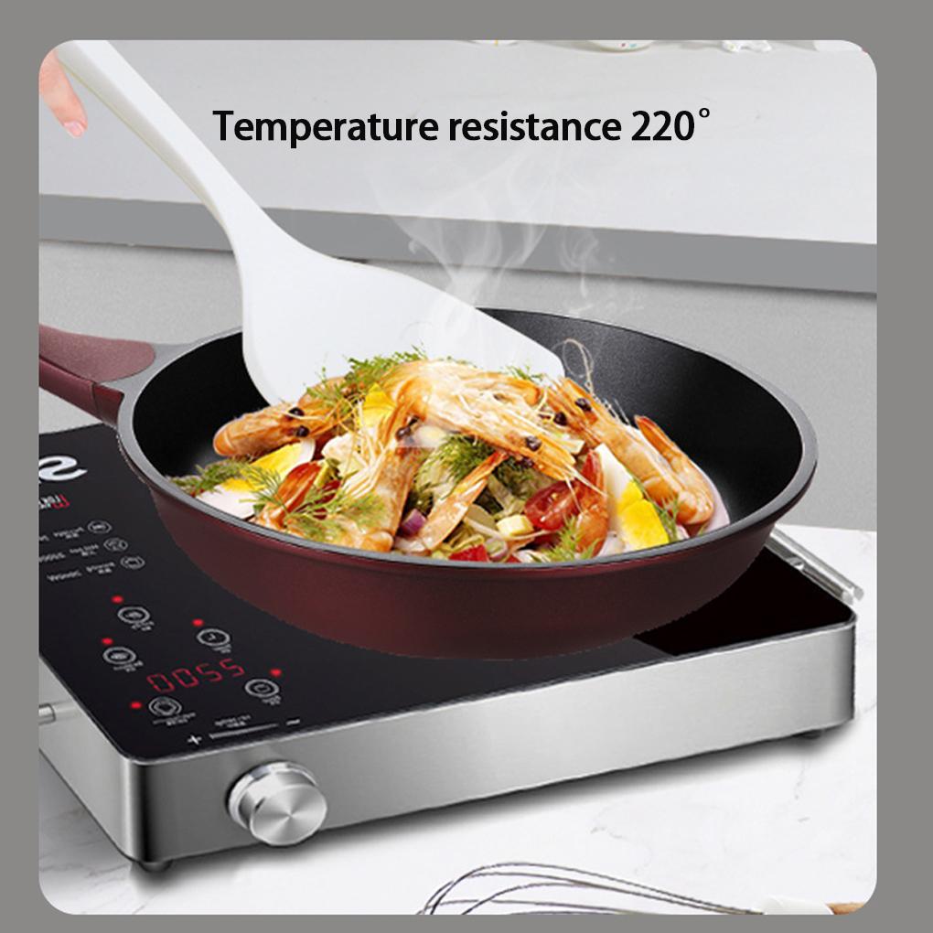 2pieces Non Stick Pan Special Shovel Silicone Spatula Set For Various Cooking Needs Scooping