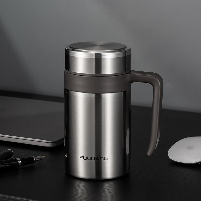 FUGUANG 550ml Stainless Steel Vacuum Insulated Tea Mug