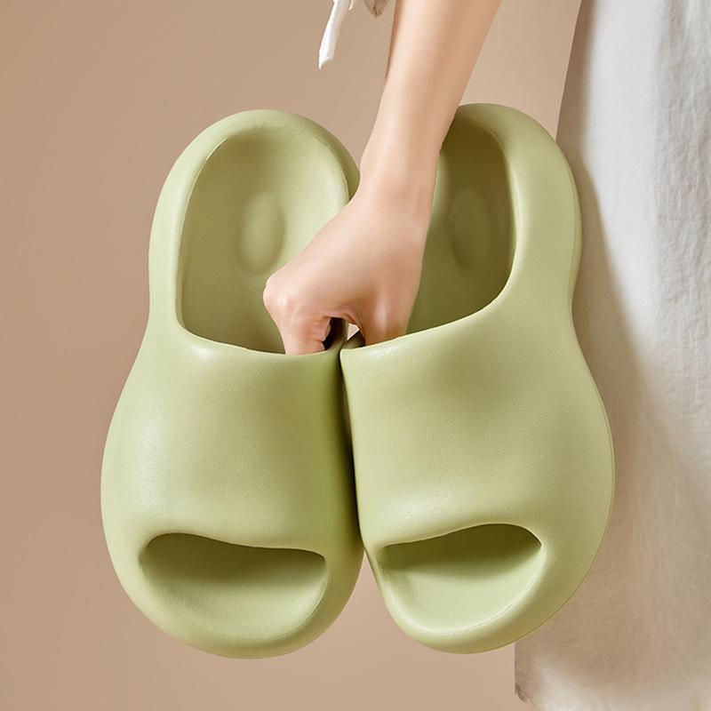 Fashion 2024 New Platform Cloud Slippers Women Soft Sole Non-Slip Pillow Slide Sandals Woman Summer Lightweight Beach Flip Flops Ladies
