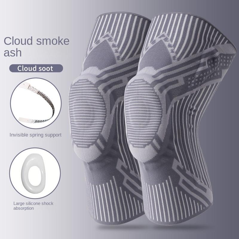 

Наколенники для прыжков со скакалкой для женщин, надколенники, амортизирующая специальная спортивная защита колен, защитные бандажи для суставов, профессиональное защитное снаряжение. L